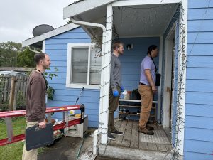 Weatherization Team at House